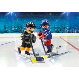 Pareja Hockey Boston Bruins vs New York Rangers